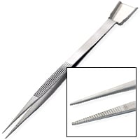 Bead Shovel Tweezers - Fine Point