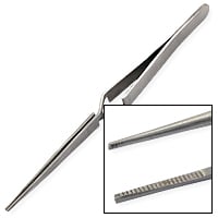 Cross Locking Soldering Tweezers - Medium Point